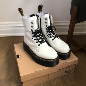Dr Martens White Jadon boot